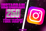 ( GARANTİLİ ) 250 TÜRK TAKİPÇİ