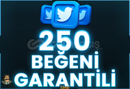 ⭐️ [GARANTİLİ] 250 TWİTTER BEĞENİ ⭐