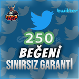 ⭐️ [GARANTİLİ] 250 TWİTTER BEĞENME ⭐