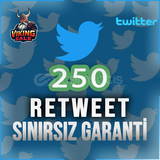 ⭐️ [GARANTİLİ] 250 TWİTTER RETWEET ⭐