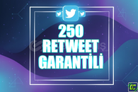 ⭐️ [GARANTİLİ] 250 TWİTTER RETWEET ⭐