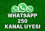 ⭐[GARANTILI] 250 WHATSAPP KANAL UYESI⭐