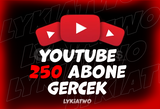 ⭐️GARANTİLİ⭐️ 250 Youtube Abone