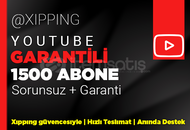GARANTİLİ | 2500 ABONE YOUTUBE | SORUNSUZ