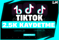 ⭐[GARANTİLİ] 2.500 Adet TikTok Kaydetme