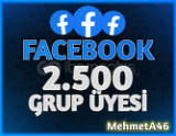 GARANTİLİ 2.500 Grup Üye Facebook