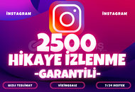 ⭐️ [GARANTİLİ] 2500 İNSTAGRAM HİKAYE İZLENME ⭐