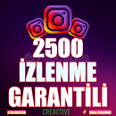 ⭐️ [GARANTİLİ] 2500 İNSTAGRAM İZLENME ⭐