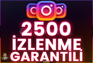 ⭐️ [GARANTİLİ] 2500 İNSTAGRAM İZLENME ⭐