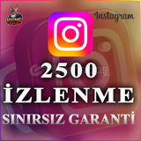 ⭐️ [GARANTİLİ] 2500 İNSTAGRAM İZLENME ⭐