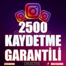 ⭐️ [GARANTİLİ] 2500 İNSTAGRAM KAYDETME ⭐