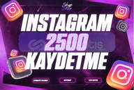 ⚡ [GARANTİLİ] 2500 İNSTAGRAM KAYDETME ⚡