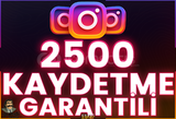 ⭐️ [GARANTİLİ] 2500 İNSTAGRAM KAYDETME ⭐