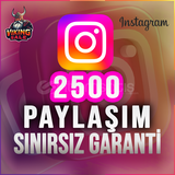 ⭐️ [GARANTİLİ] 2500 İNSTAGRAM PAYLAŞIM ⭐