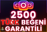 ⭐️ [GARANTİLİ] 2500 İNSTAGRAM TÜRK BEĞENİ ⭐