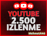 GARANTİLİ 2.500 İzlenme YouTube - Kaliteli