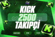 ⚡ [GARANTİLİ] 2500 KİCK TAKİPÇİ ⚡