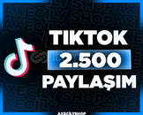 ⭐️[GARANTİLİ]⭐️ 2.500 Paylaşım | TikTok