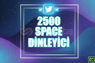 ⭐️ [GARANTİLİ] 2500 SPACE DİNLEYİCİ 1 SAAT ⭐
