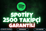 ⭐️[GARANTİLİ] 2500 Spotify Takipçi⭐️