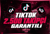 ☘️[GARANTİLİ] 2500 GERÇEK TAKİPÇİ☘️