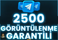 ⭐️ [GARANTİLİ] 2500 TELEGRAM GÖRÜNTÜLENME ⭐