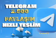 [GARANTİLİ] 2500 TELEGRAM PAYLAŞIM