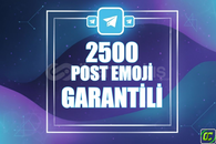 ⭐️ [GARANTİLİ] 2500 TELEGRAM POST EMOJİ⭐