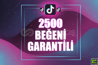 ⭐️ [GARANTİLİ] 2500 TİKTOK BEĞENİ ⭐