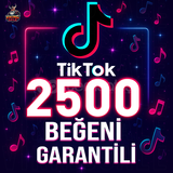 ⭐️ [GARANTİLİ] 2500 TİKTOK BEĞENİ ⭐