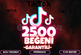 ⭐️ [GARANTİLİ] 2500 TİKTOK BEĞENİ ⭐