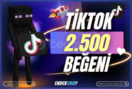 ⚡[Hızlı] 2500 TikTok Beğeni - Garantili☘️