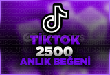 GARANTİLİ | 2500 TİKTOK BEĞENİ | HIZLI