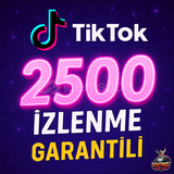 ⭐️ [GARANTİLİ] 2500 TİKTOK İZLENME ⭐