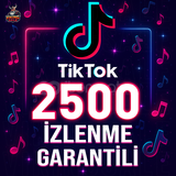 ⭐️ [GARANTİLİ] 2500 TİKTOK İZLENME ⭐