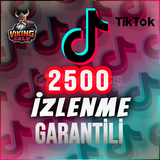 ⭐️ [GARANTİLİ] 2500 TİKTOK İZLENME ⭐