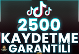 ⭐️ [GARANTİLİ] 2500 TİKTOK KAYDETME ⭐