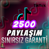 ⭐️ [GARANTİLİ] 2500 TİKTOK PAYLAŞIM ⭐