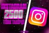 ( GARANTİLİ ) 2500 TÜRK TAKİPÇİ