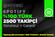 GARANTİLİ | 2500 TÜRK TAKİPÇİ SPOTİFY