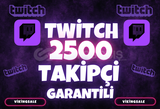 ⭐️ [GARANTİLİ] 2500 TWİTCH TAKİPÇİ⭐