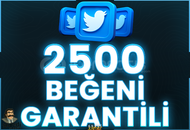 ⭐️ [GARANTİLİ] 2500 TWİTTER BEĞENİ ⭐