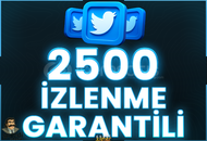 ⭐️ [GARANTİLİ] 2500 TWİTTER İZLENME ⭐