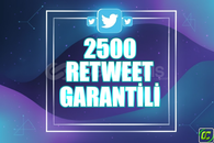 ⭐️ [GARANTİLİ] 2500 TWİTTER RETWEET ⭐