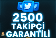 ⭐️ [GARANTİLİ] 2500 TWİTTER TAKİPÇİ ⭐