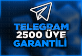 GARANTİLİ | 2500 ÜYE TELEGRAM PREMİUM SERVİS