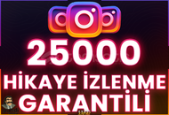 ⭐️ [GARANTİLİ] 25000 İNSTAGRAM HİKAYE İZLENME ⭐