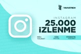 25.000 İnstagram İzlenme