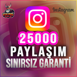 ⭐️ [GARANTİLİ] 25000 İNSTAGRAM PAYLAŞIM ⭐