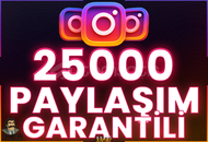 ⭐️ [GARANTİLİ] 25000 İNSTAGRAM PAYLAŞIM ⭐